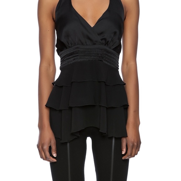 Love Stitch Black Tie Back Halter Top - Picture 3 of 3